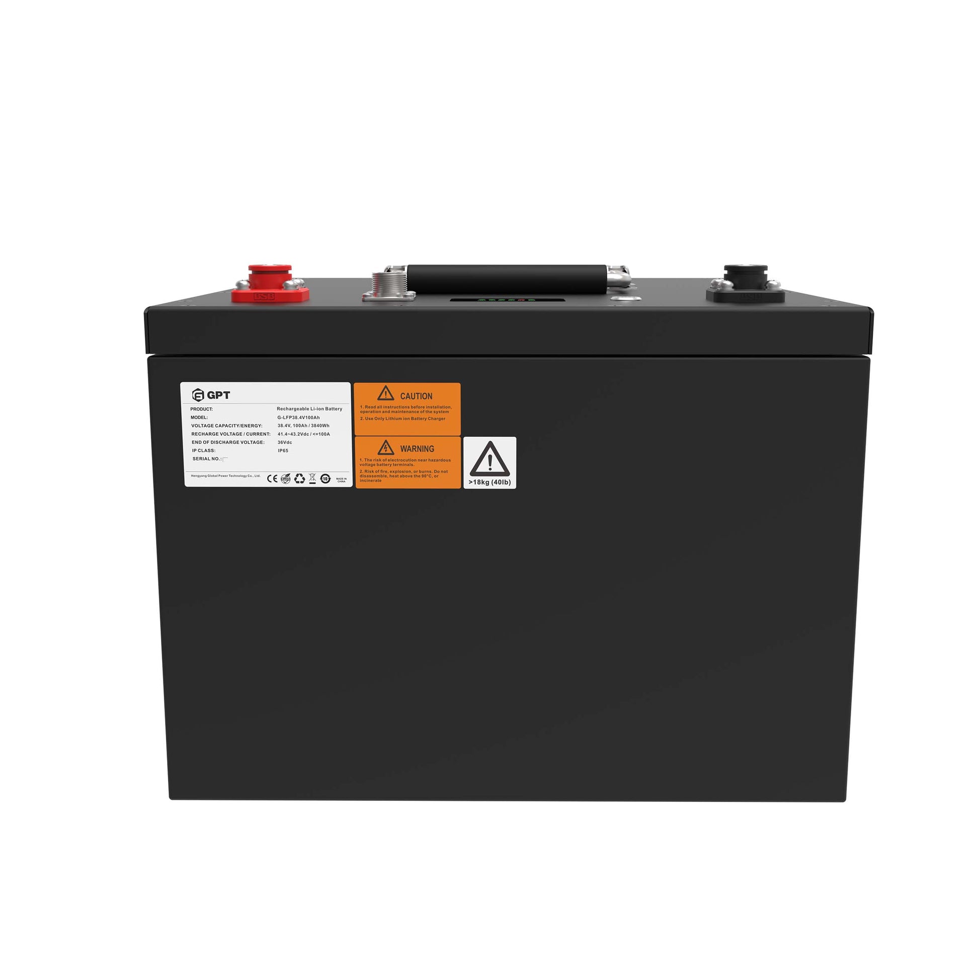 GPT Smart LiFePO4 Golf Cart Battery | 36V 100Ah